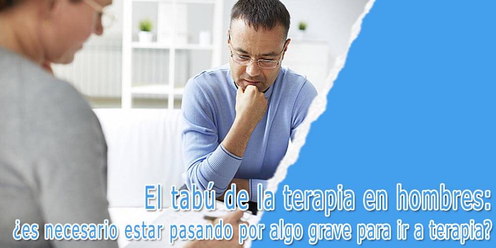 El tabú de la terapia en hombres