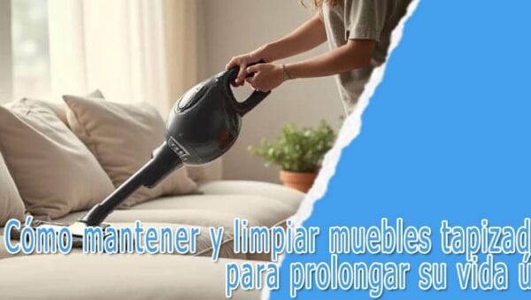 Limpiar muebles tapizados