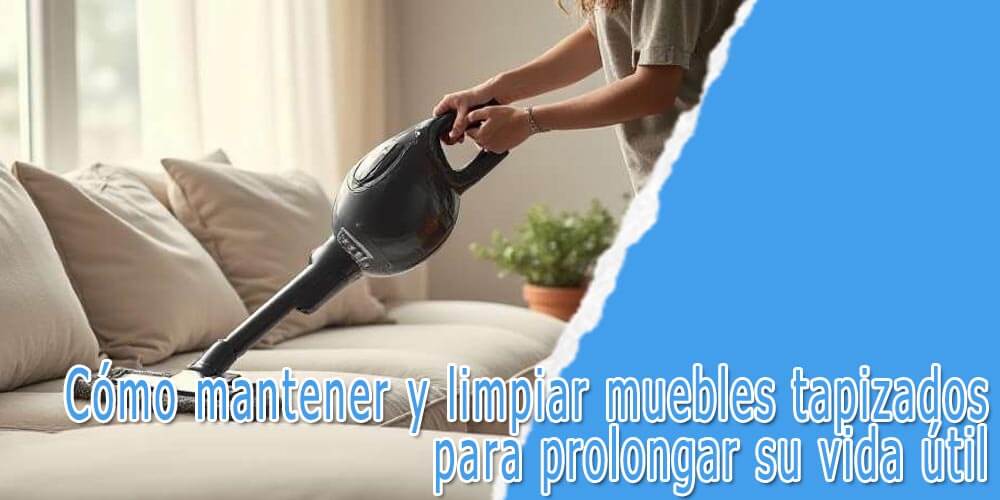 Limpiar muebles tapizados